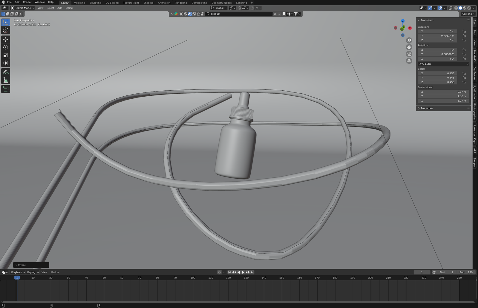 Blender viewport