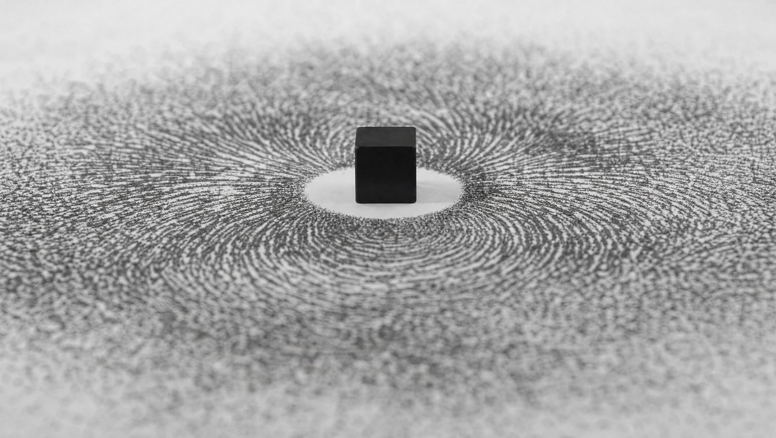Cubo nero al centro di un campo magnetico radiale, la memoria delle conversazioni come infrastruttura di lavoro